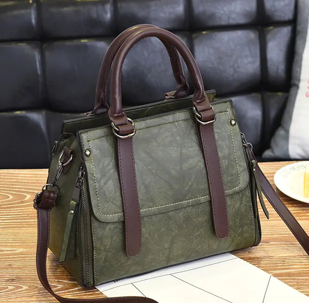 シックフィットトートバッグのグリーン