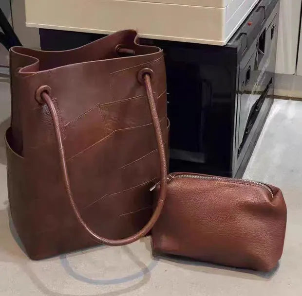クラフトパッチトートバッグ