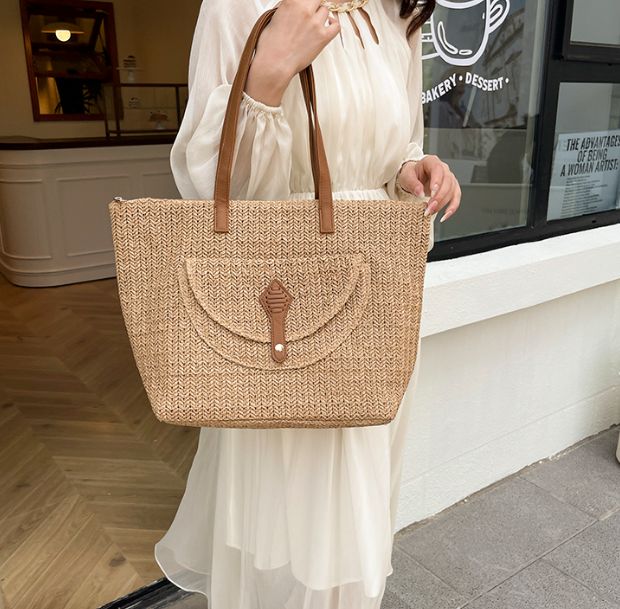 【最終価格】Supreme Raffia Tote Bagラフィア トートバッグ SUPREME(シュプリーム) 20SS Raffia Tote Bag ラフィア トート バッグ
