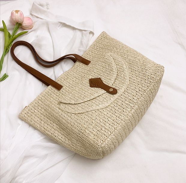 フラップポケットラフィアトートバッグ【全2色】 – トートバッグ通販