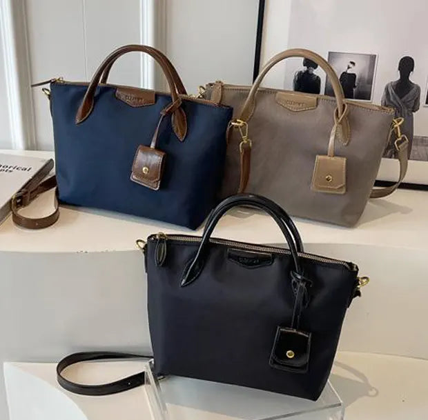 ラフィネスクエアオックスフォードトートバッグ