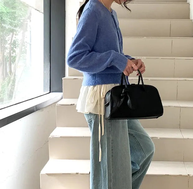 タイディツイストミニトートバッグの着用画像